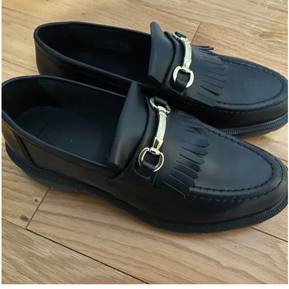 Black Dr.Martens’ Leather Loafers